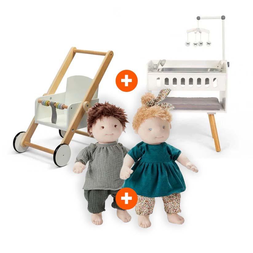 Puppenspiel Kita Set – Rollenspiel Spielzeug für Kinder | by ASTRUP