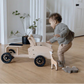 4-Rad Lauflernwagen mit Lastenraum