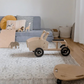 4-Rad Lauflernwagen mit Lastenraum