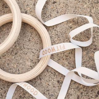ULPU MINI Turnringe – Holzringe mit Seilen für Kinder | Fitwood