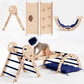 4in1 Kletterset Apollo – Pikler-Dreieck mit Bogen & Rutsche | Goodevas