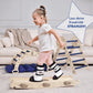 4in1 Kletterset Apollo – Pikler-Dreieck mit Bogen & Rutsche | Goodevas