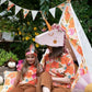 Kinder Spielzelt (Tipi-Zelt) Picknick mit Blumen | Moi Mili