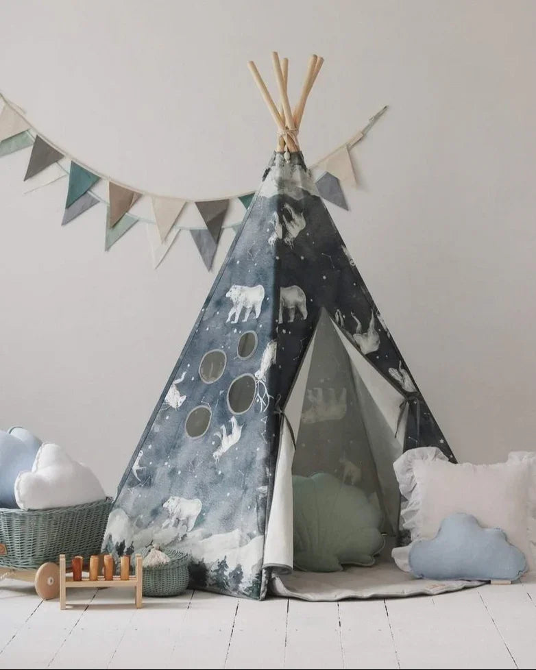 Kinder Spielzelt (Tipi-Zelt) Nachthimmel | Moi Mili