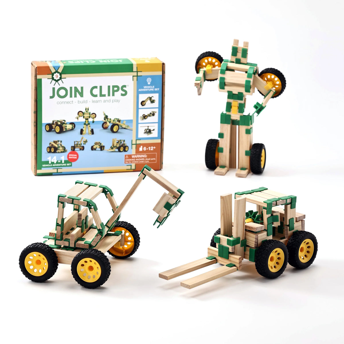 Fahrzeug Builder Set – Konstruktionsspielzeug für Kinder | JOIN CLIPS
