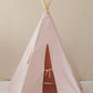 Kinder Spielzelt- & Matten-Set (Tipi-Zelt) Pink | Moi Mili