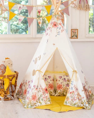 Kinder Spielzelt (Tipi-Zelt) Wildflowers | Moi Mili