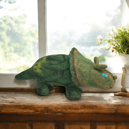 Filzspielzeug Dinosaurier XL – Waldorf Spielzeug Set | Papoose Toys