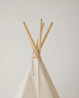 Kinder Spielzelt (Tipi-Zelt) Beige | Moi Mili
