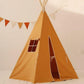 Kinder Spielzelt- & Matten-Set (Tipi-Zelt) Ocker | Moi Mili