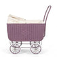 Puppenwagen Retro Rattan blau – Puppenwagen für Kinder | by ASTRUP