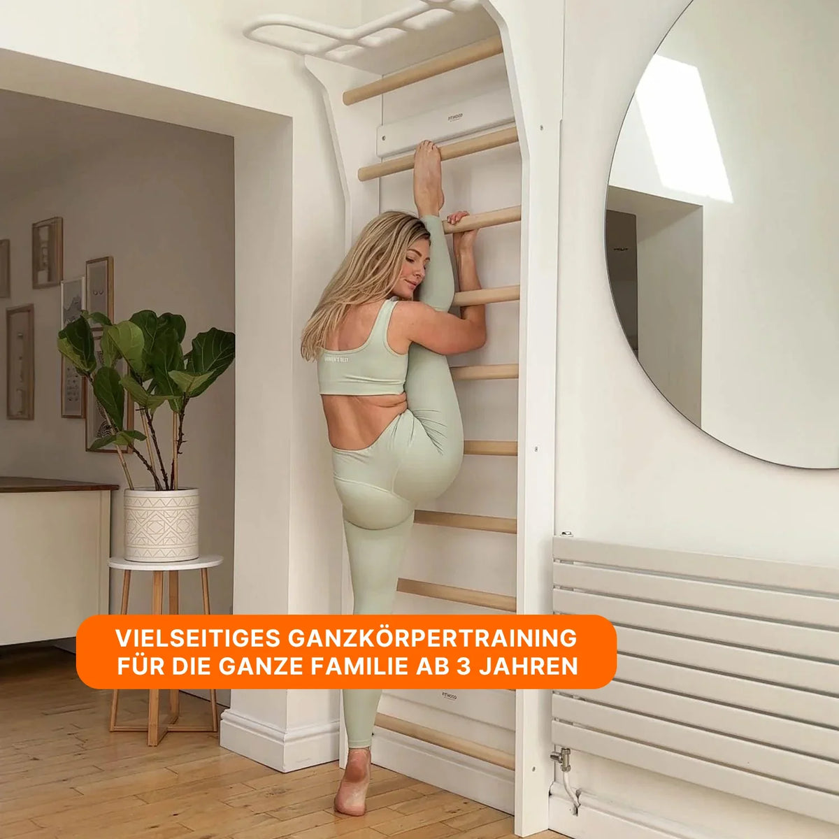 Sprossenwand AARNI Premium – Kletterwand für Kinder & Training | Fitwood