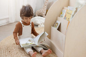 KUMPU Bücherregal Premium – Kinderregal für Bücher & Spielzeug | Fitwood