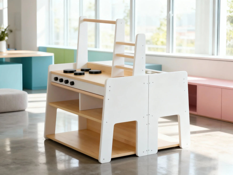 Große Design Kinderküche aus Holz