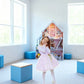 Gerardo’s Toys Puppenhaus Liselle XXL – Holz Puppenhaus mit LED Licht