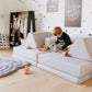 Spielsofa Set Grau – Modulares Kindersofa | Monboxy