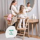 Lernleiter Montessori Beige – Kinderhocker & Kletterhilfe | Goodevas