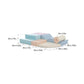 Soft Play 6 Foam Block Set - Light Pastel Explorer