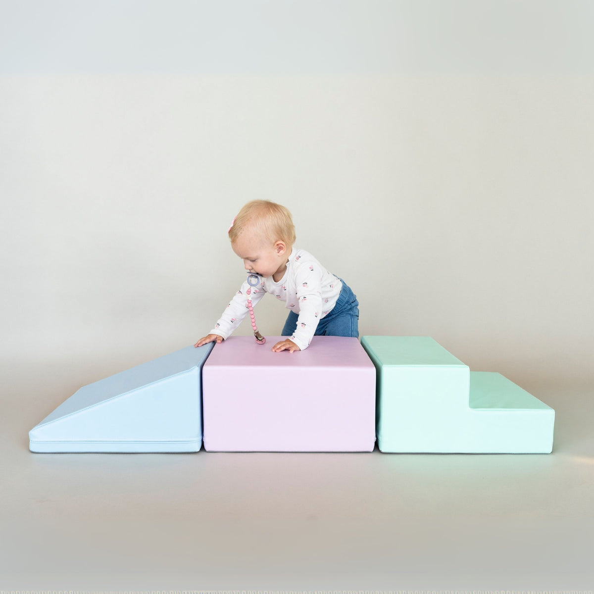 Softplay Kletterset für Kleinkinder Mini Climbie 3-tlg. Pastell | IGLU