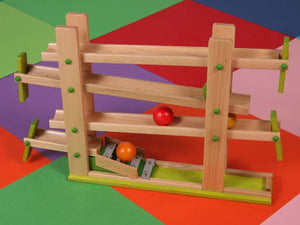 Kugelbahn aus Holz – Murmelbahn für Kinder | Beck Holzspielzeug