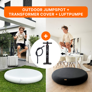 Indoor & Outdoor Jumpspot Schwarz – Springkissen für drinnen & draußen | Jupiduu
