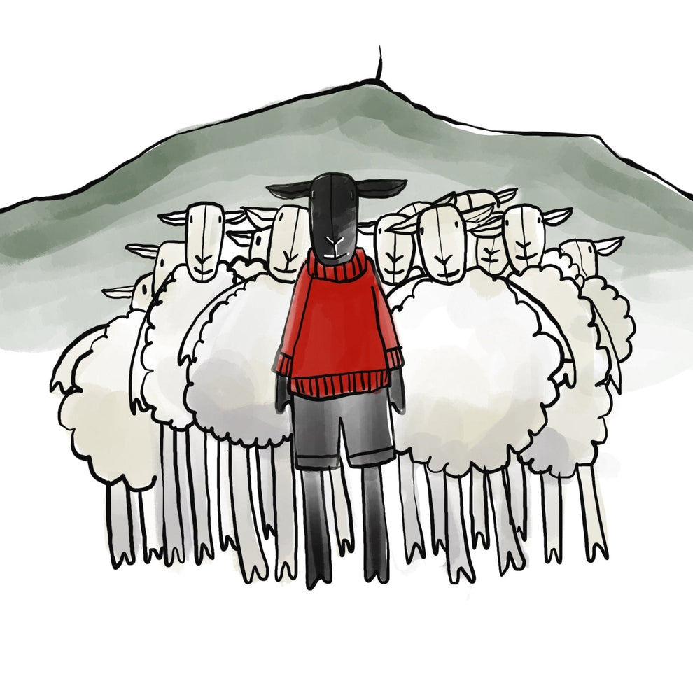 Maia Stoffschaf aus der Adada Les Compagnons Kollektion