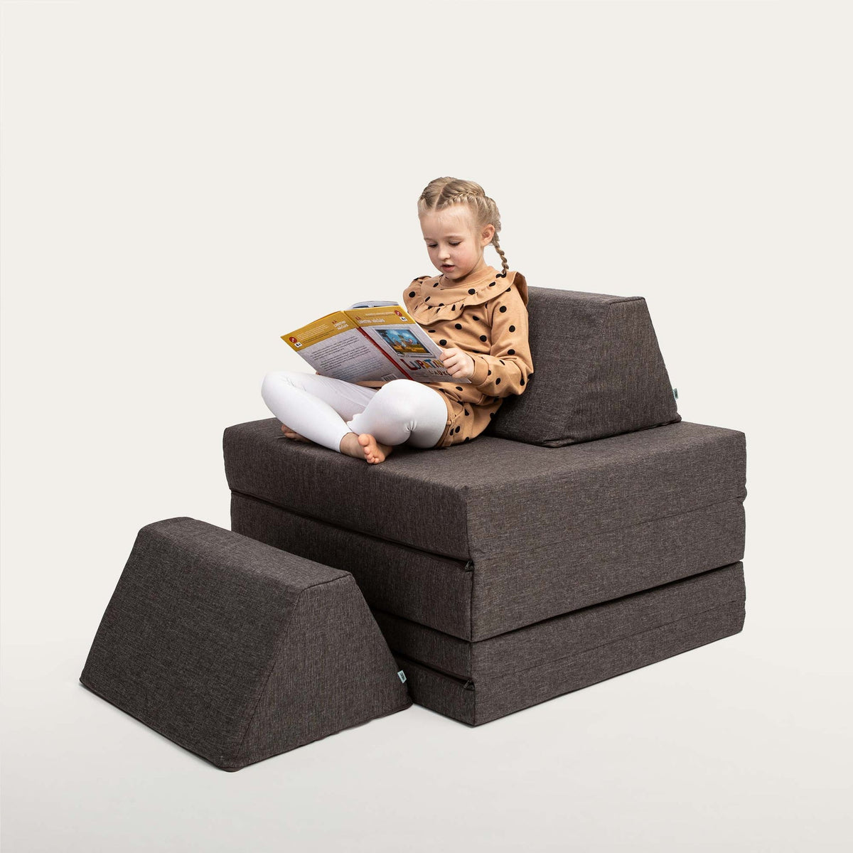 Spielsofa Set Braun – Modulares Kindersofa | Monboxy
