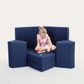 Spielsofa Set Blau – Modulares Kindersofa | Monboxy