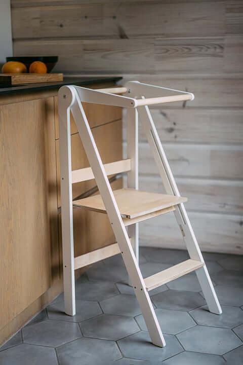 Lernturm faltbar – Küchenhelfer für Kinder | leg&go