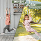 Set aus drei Holzschaukeln, Ringen und Strickleiter für Kinder, indoor und outdoor, bei verysuperb.