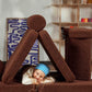 Spielsofa SETTEE aus Premium Teddystoff | Wigiwama