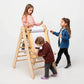 Montessori Staffelei mit Kinderstuhl – Ergänzung für Klettergerüst & Spielbereich | Goodevas
