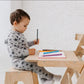 Montessori Staffelei mit Kinderstuhl – Ergänzung für Klettergerüst & Spielbereich | Goodevas