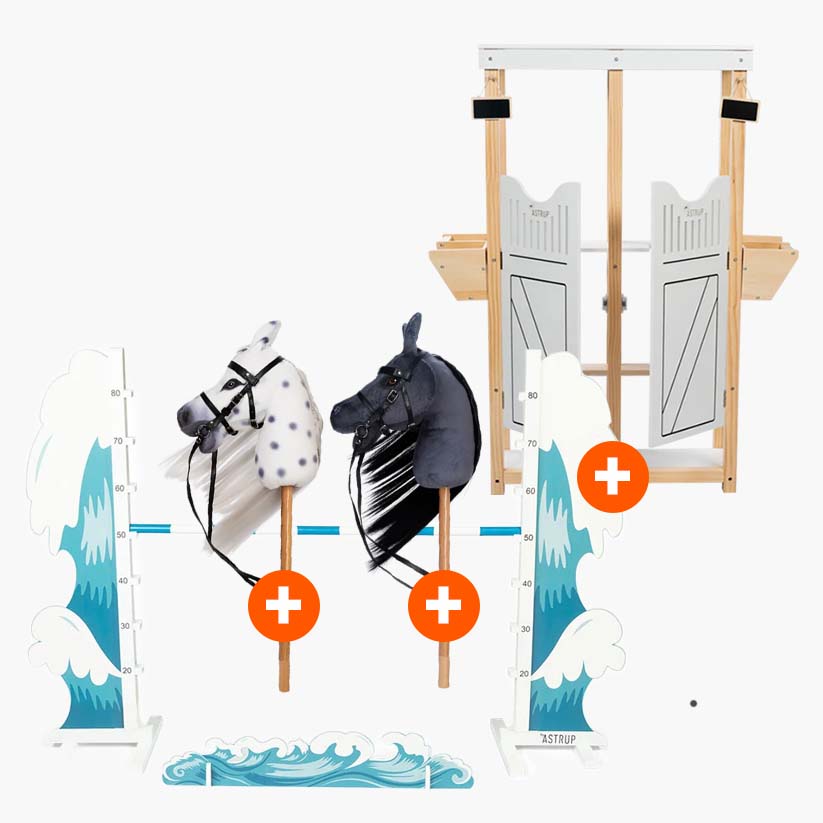 Steckenpferd Set – Hobby Horse Spielzeug für Kinder | by ASTRUP