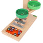 Tellerturm Murmelbahn mit Glockenspiel – Holz Kugelbahn für Kinder | Beck Holzspielzeug