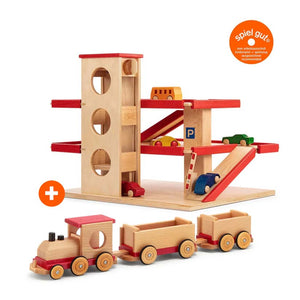 Verkehr & Mobilität Set – Kita Spielzeug Fahrzeuge & Straßen | Beck Holzspielzeug